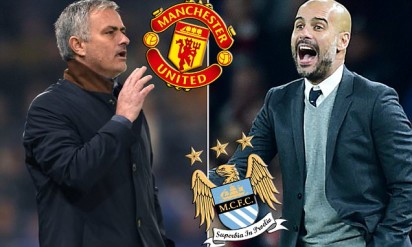 Mourinho vs Guardiola, Manchester City vs Manchester United