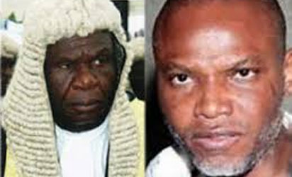 Justice John Tsoho & IPOB leader, Nnamdi Kanu