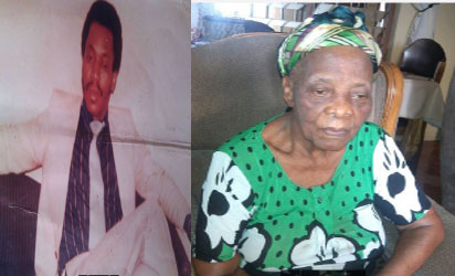 •Prof Johnie Onyeka, missing for 10 years and Madam Eunice Onyeka, Johnie’s mum