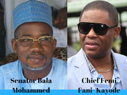 Senator Bala Mohamme and Chief Femi Fani- Kayode