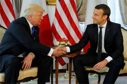 Trump Macron Trump anger based on misunderstanding, Macron's office says