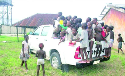 Bayelsa vehicle Nigeria shall be great again, Atiku tells kids on Children's Day
