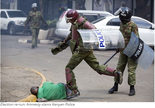 police brutality1 Eight Kenyan police killed in latest roadside bombing