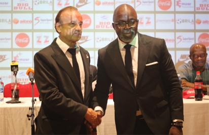 Rohr Pinnick AFCON 2019 : Pinnick, Rohr disagree over Eagles