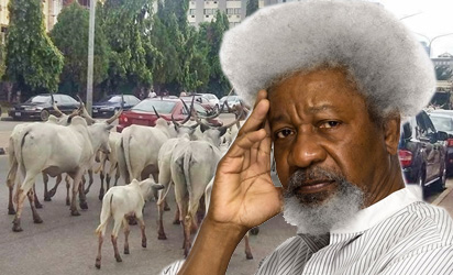 SOYINKA HERDSMEN Seek int'l help to end killings in Benue, Nigeria - Professor Wole Soyinka