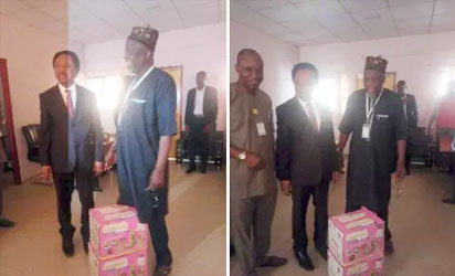 Senator Sani storms JAMB office with anti-snake venom, charmers