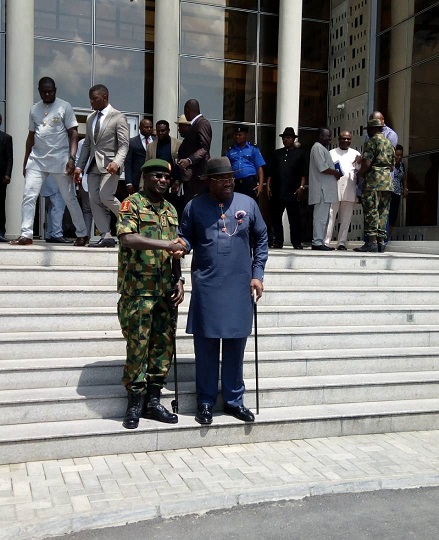 Governor Dickson and Buratai