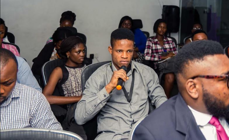 Pressmen and other ladies and gentlemen present at the event