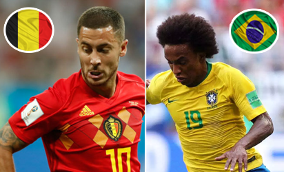 Belgium Brazil Friends at Chelsea, enemies in Russia, Willian warns Hazard