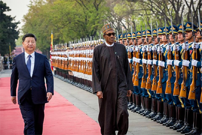 Buhari leaves Nigeria for China with wife, Aisha and Daughter