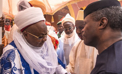 Osinbajo with Emir of Daura