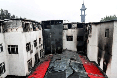 Fire kills 19 at resort hotel in China's northeast