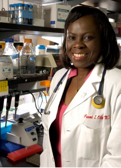 Olufunmilayo Olopade: led the research in identifying the genes causing inherited breast cancer in Nigerian women
