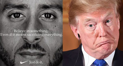 Trump attacks Nike as new Kaepernick ad revealed Vanguard News