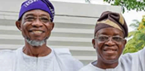 rauf oyetola Breaking: Aregbesola, Oyetola, in a closed door meeting with Buhari