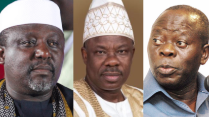 Â Okorocha, Amosun and Oshiomhole
