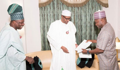 amosun buhari2 Amosun’s APM adopts Buhari as presidential candidate