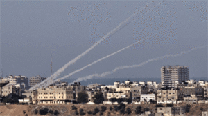 Fired rockets