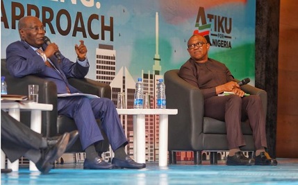 Atiku obi ok1 Forget speculations, I know why Atiku traveled to US – Obi