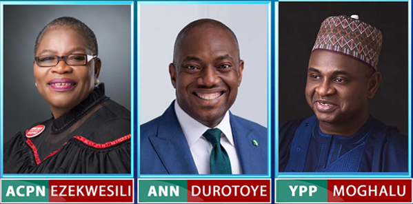 Ezekwesili, Durotoye and Moghalu