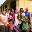 Photos: Omotola Leads Partners In widows home make over