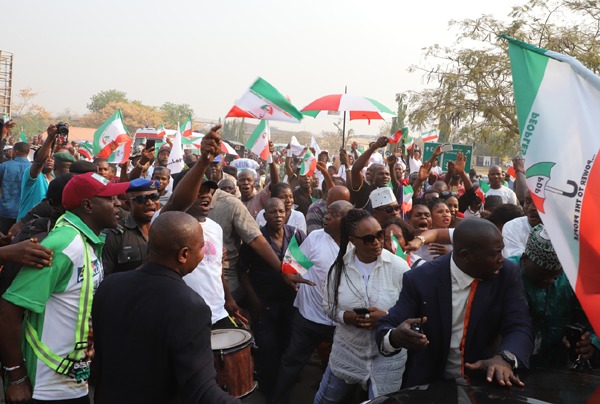 supporters atiku Photos: Atiku's supporters in wild jubilation in Abuja