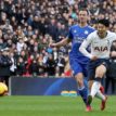 Spurs sink Leicester to stay in title hunt