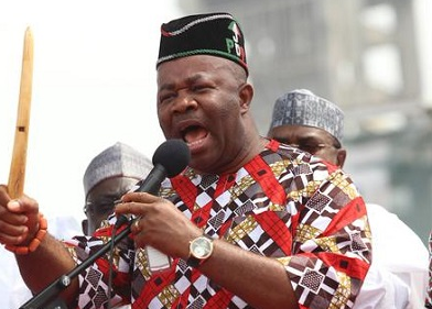 Akpabio Breaking: Akpabio storms Essien Udim collation centre