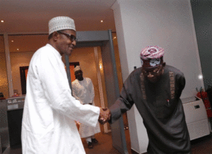 President Muhammadu Buhari and Bola Tinubu