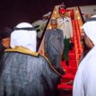 Video: Buhari  arrives N’DJamena for CED SAD meeting