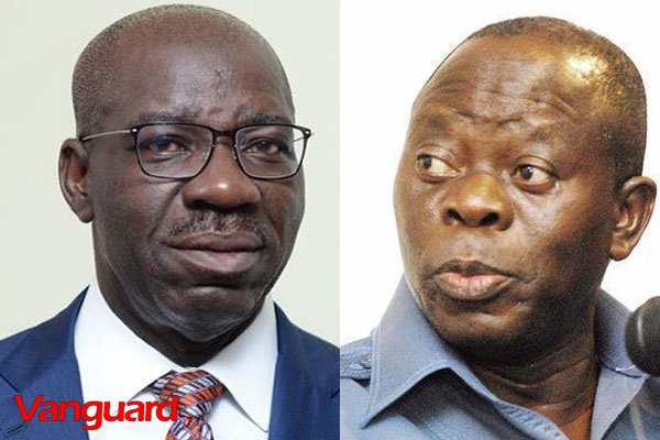 Attack: Oshiomhole warns Edo CP against fronting for politicians