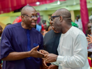 Drama as Obaseki, Ize-Iyamu drag families into campaigns