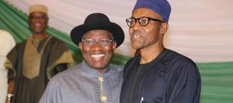 Jonathan speaks on Buhari's govt