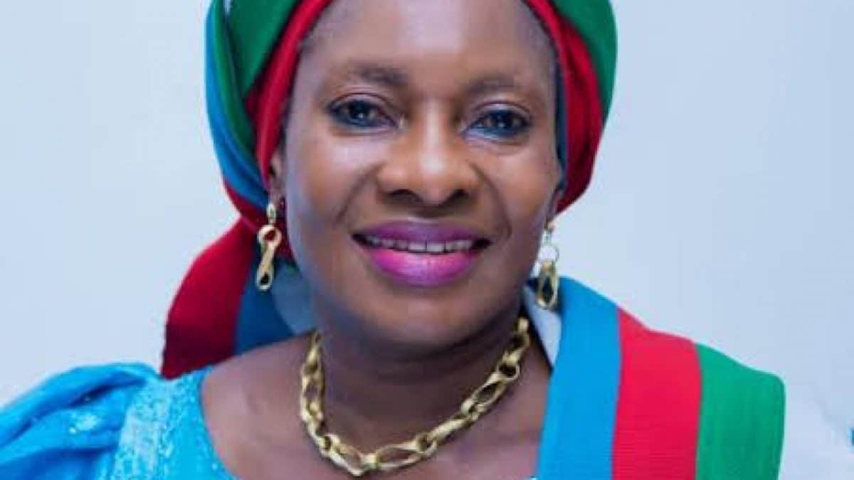 Minister of Women Affairs, Mrs Pauline Tallen,