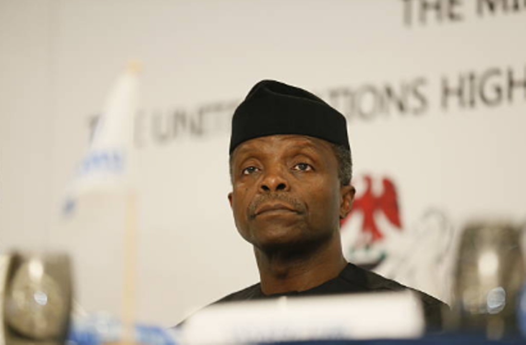Osinbajo advocates tax reforms to curb money laundering