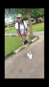 Corps member, Onyiwara Faith