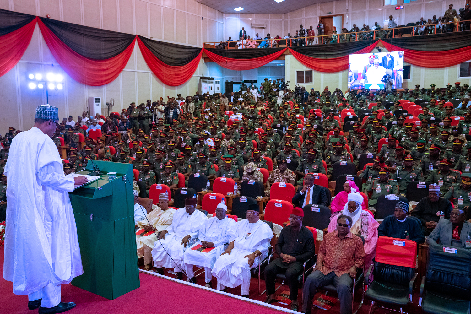 Respect human rights, international humanitarian laws in your operations, Buhari tells army