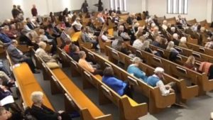 Churchgoers kill gunman