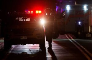 Jews stab New York: A Jewish man walks near the Monsey antisemitic attack, New York, December 2019. PHOTO: Reuters