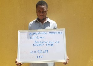 One of the two arraigned by EFCC, Babatunde Muhammed Bashir