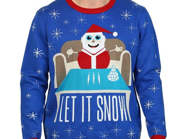 Walmart withdraws Christmas sweater celebrating cocaine