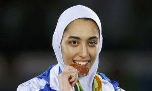 Iran female Olympic medalist