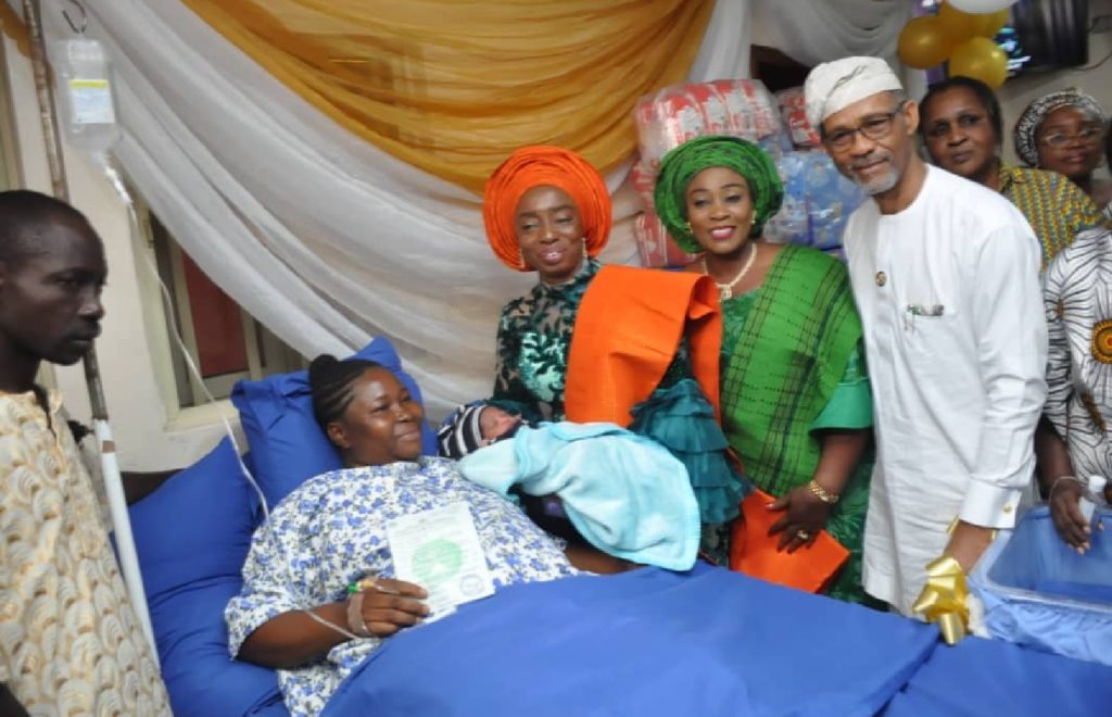 Sanwo-Olu, baby
