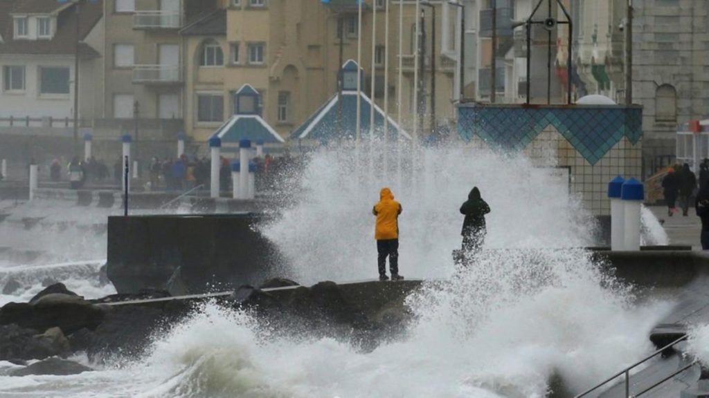 Storm wreaks havoc across France, Britain