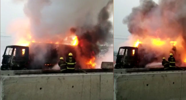 Breaking: Tanker explodes in Imo, one dies 