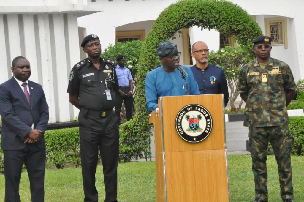 Gov. Sanwo-Olu brief press on latest on Coronavirus in Lagos