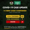 Panic as Nigeria confirms 14 new cases of Coronavirus — toll now 65
