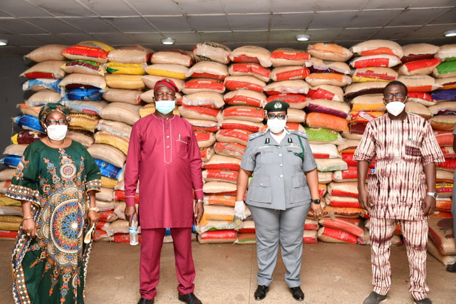 Customs says 1,800 bags of rice released to Oyo good for human consumption