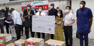 Chinese consulate and community donates COVID-19 palliatives to Lagos govt