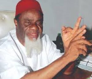 Former governor of Anambra State, Chief Chukwuemeka Ezeife